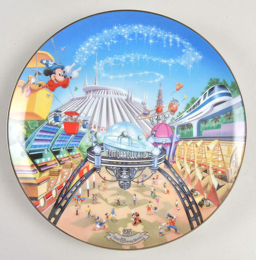 Walt Disney World 25th Anniversary Tomorrowland - No Box by Bradford Exchange-1