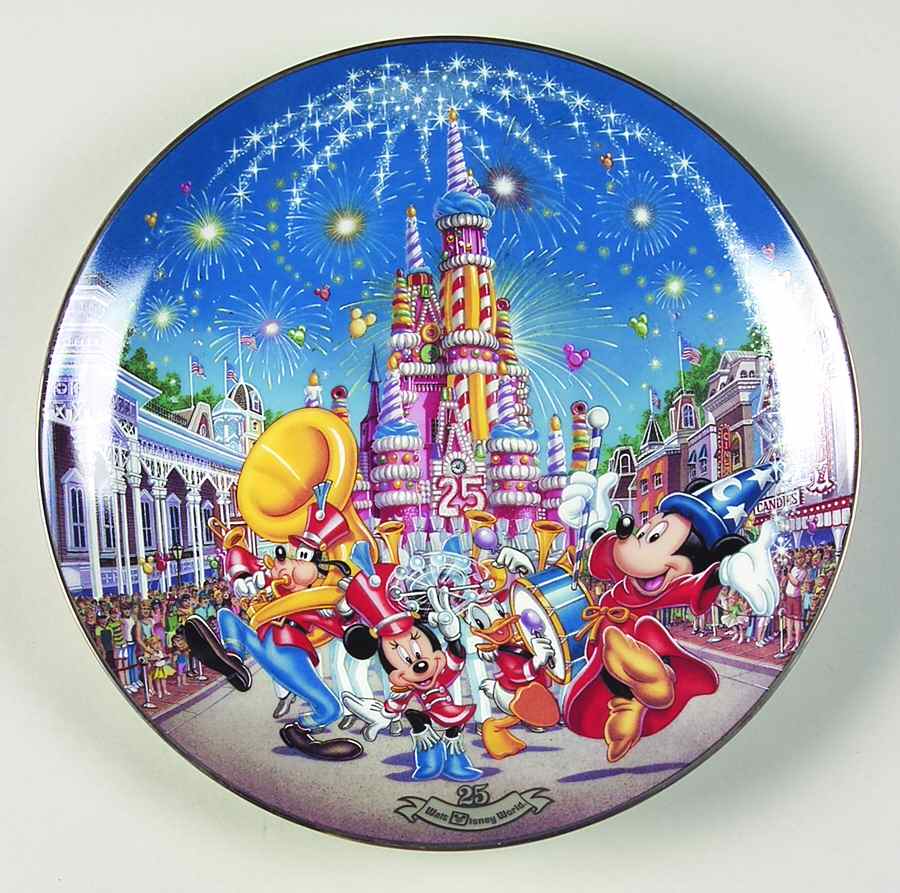 Walt Disney World 25th Anniversary A Birthday Celebration - No Box by Bradford Exchange-1