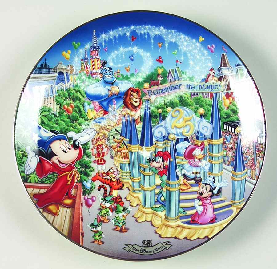 Walt Disney World 25th Anniversary Remember The Magic Parade - No Box by Bradford Exchange-1