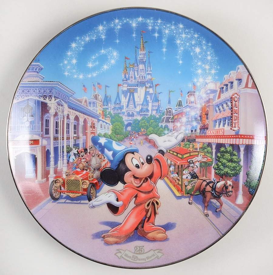 Walt Disney World 25th Anniversary Main Street USA - No Box by Bradford Exchange-1