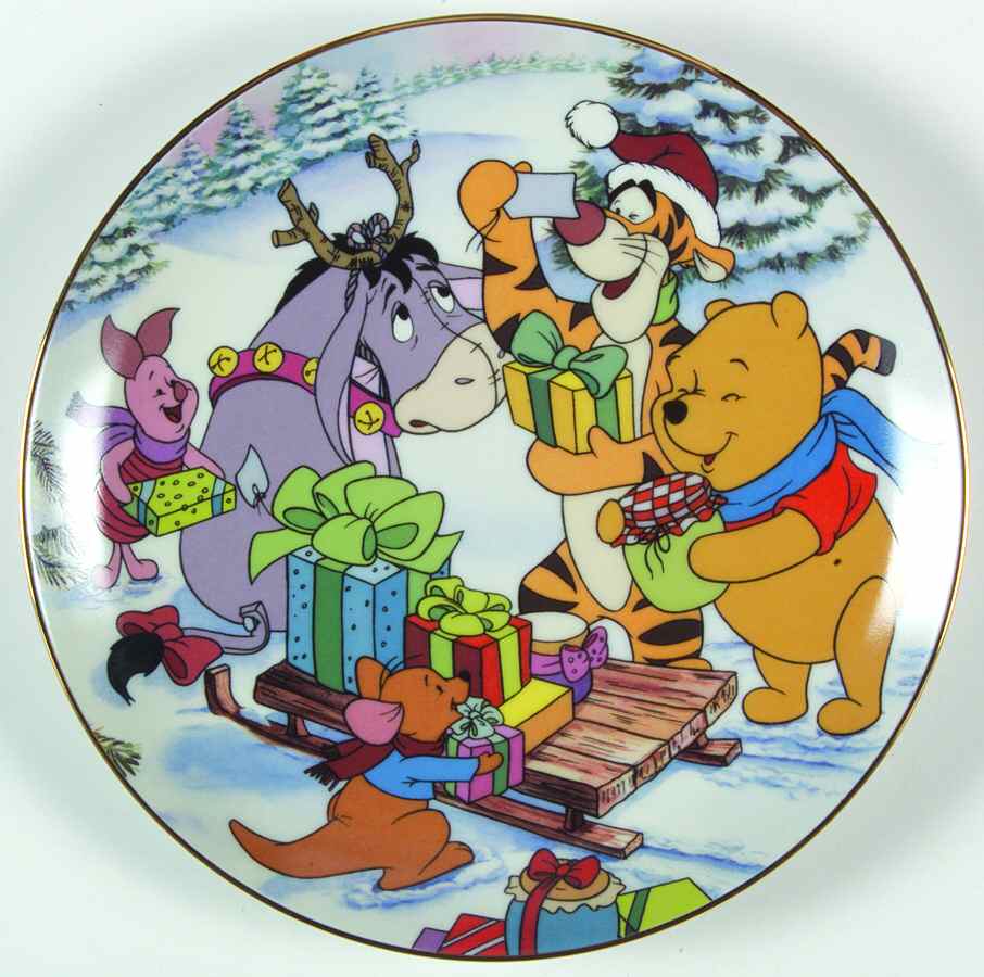 100 Acre Wood Holiday A Festive Day In Every Way - No Box by Bradford Exchange-1