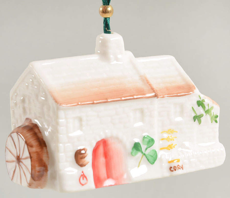 Annual Christmas Bell Ornament Annalog Corn Mill  - Boxed by Belleek Pottery (Ireland)-1