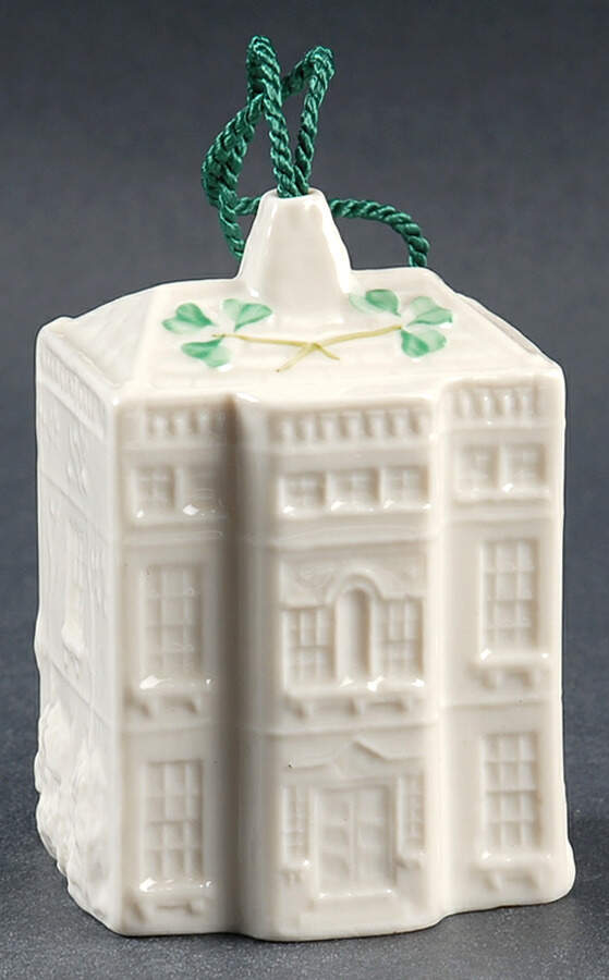Annual Christmas Bell Ornament Hazelwood House - Boxed by Belleek Pottery (Ireland)-1
