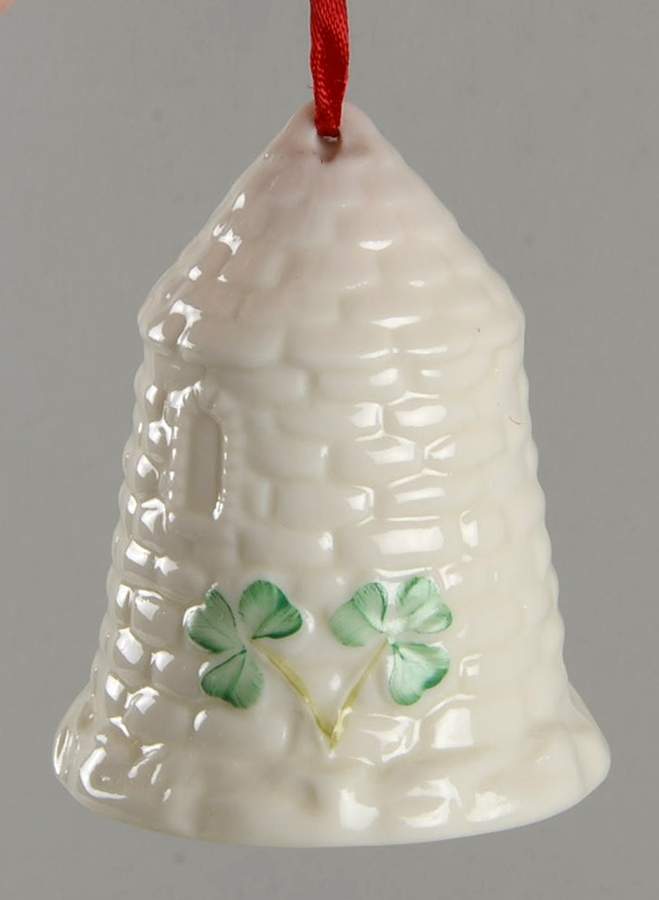Annual Christmas Bell Ornament Tower - No Box by Belleek Pottery (Ireland)-1