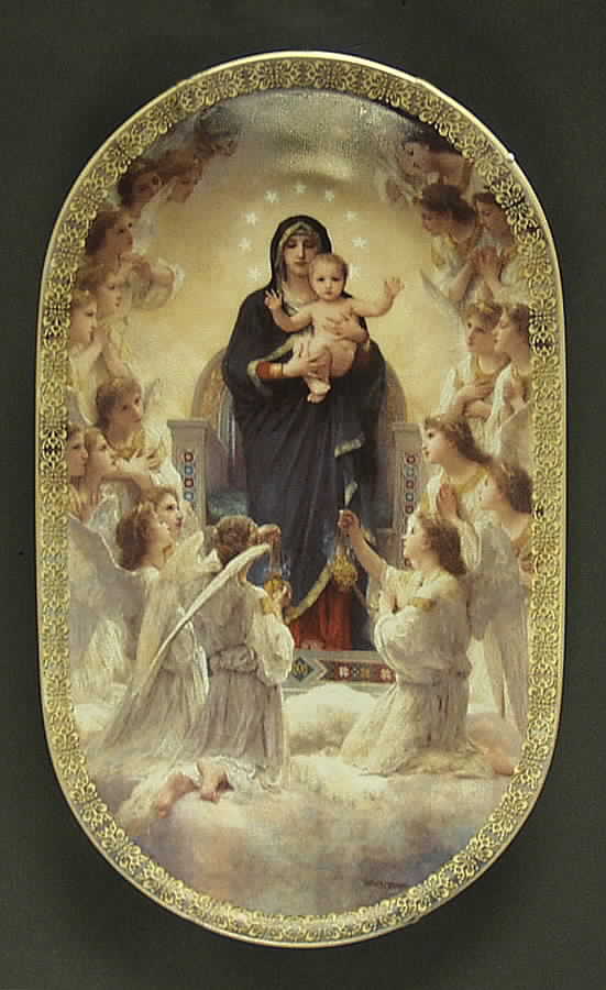 Madonna and Child:The Masters Virgin With Angels - No Box by Bradford Exchange-1