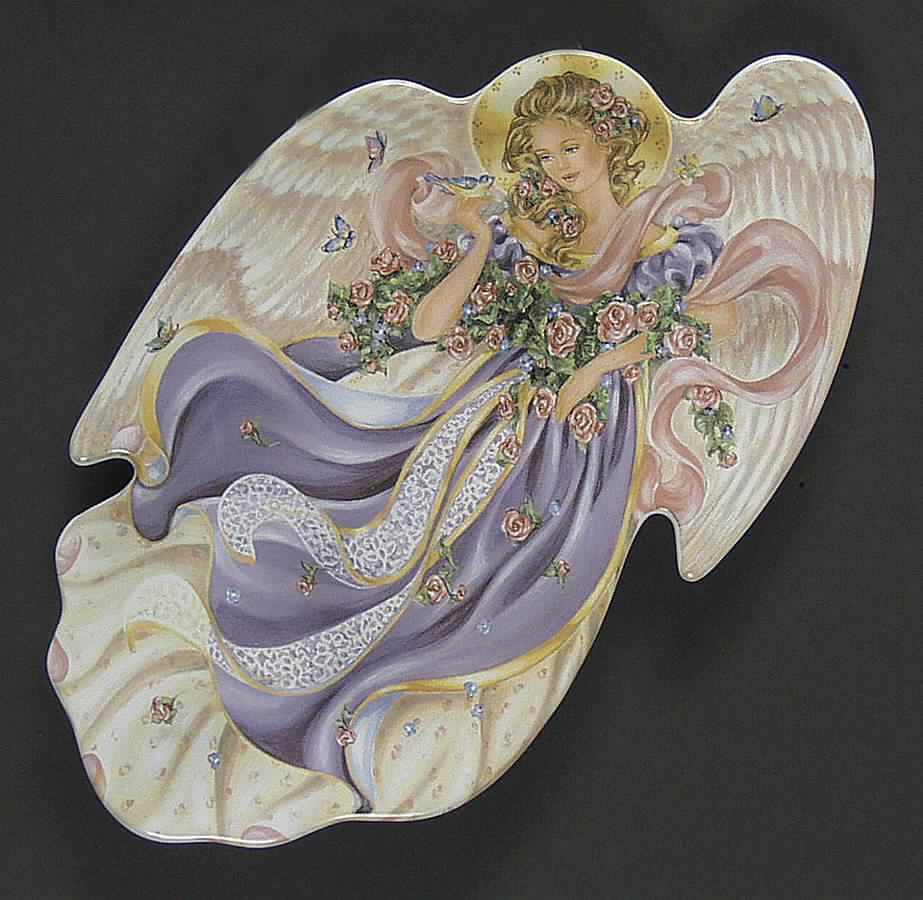 On Angels Wings Summertime Harmony - No Box by Bradford Exchange-1