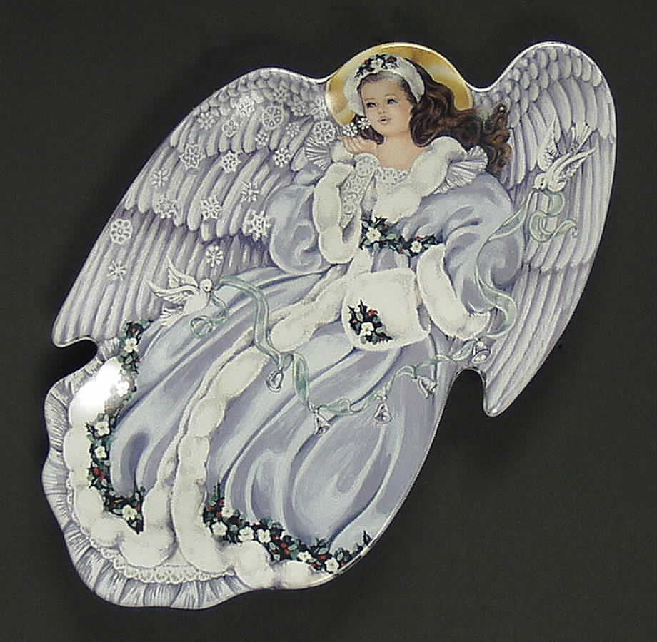 On Angels Wings Winter Radience - No Box by Bradford Exchange-1