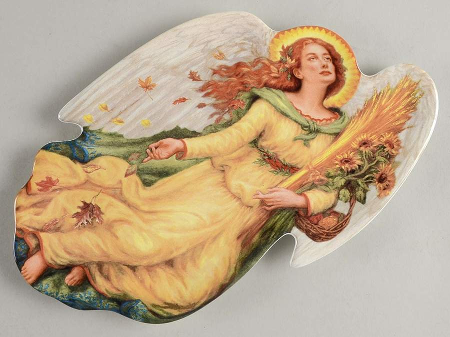 Seasons of Joy Autumn's Harvest - No Box by Bradford Exchange-1