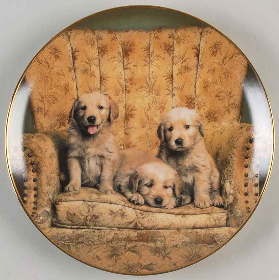 Puppy Love Dog Tired - No Box by Bradford Exchange-1