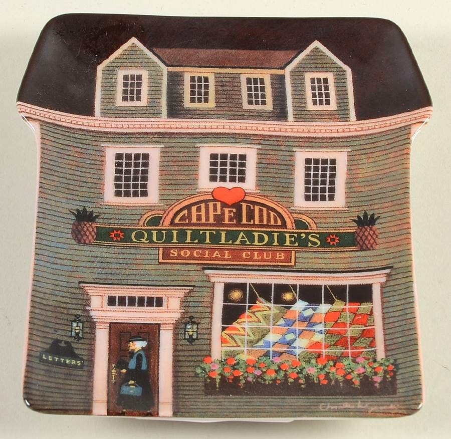 Wysocki Folktown The Quilt Ladies Social Club - No Box by Bradford Exchange-1