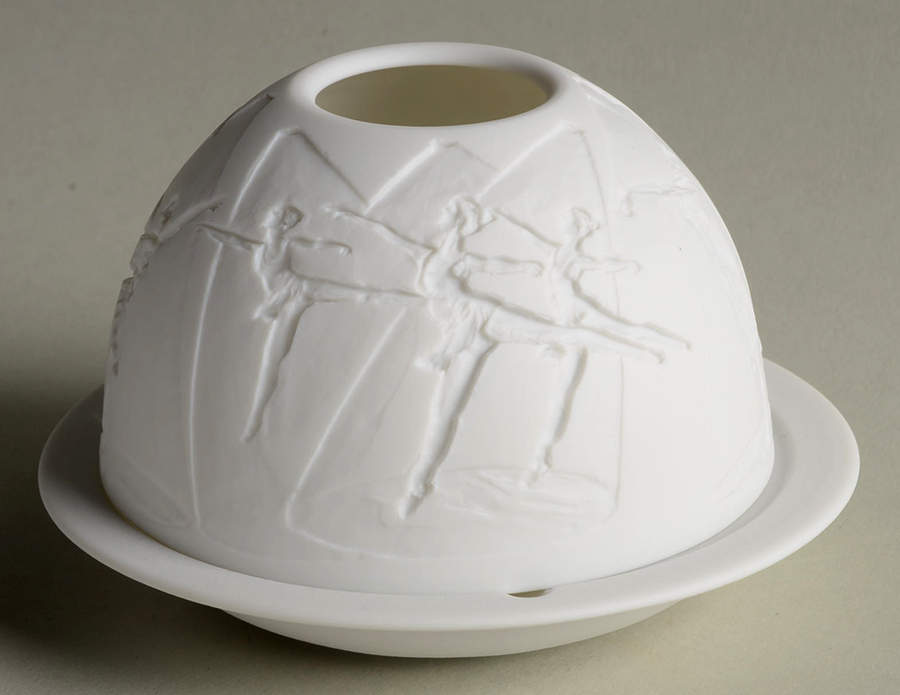 Bernardaud Lithophane Candle Votive Dance - Boxed by Bernardaud-1