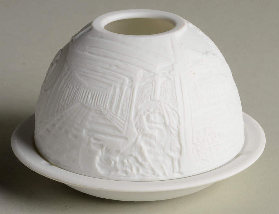 Bernardaud Lithophane Candle Votive Year Of The Dog - Boxed by Bernardaud-1