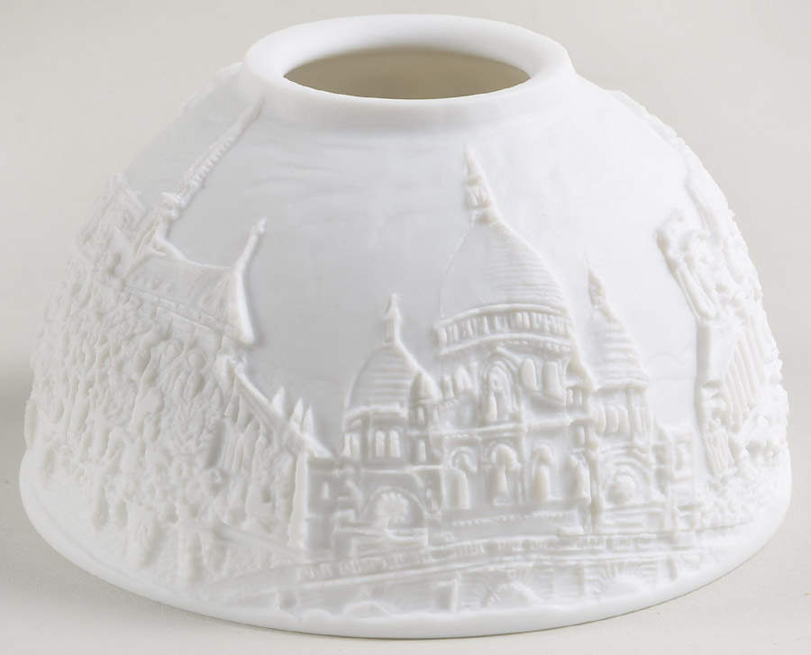Bernardaud Lithophane Candle Votive Churches Of Paris - Boxed by Bernardaud-1