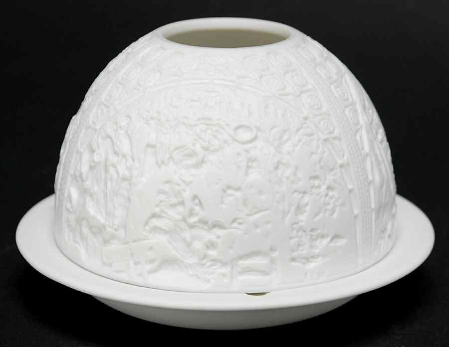 Bernardaud Lithophane Candle Votive The Impressionists - Boxed by Bernardaud-1