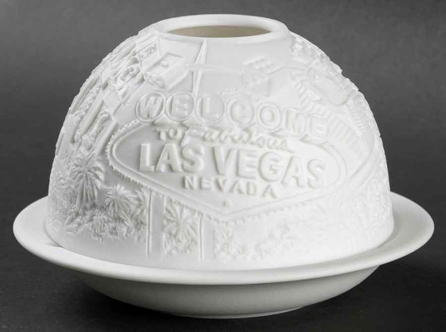 Bernardaud Lithophane Candle Votive Las Vegas - No Box by Bernardaud-1