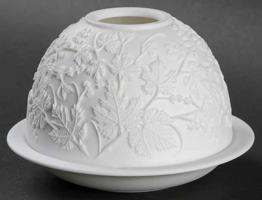 Bernardaud Lithophane Candle Votive Raisins Vine - Boxed by Bernardaud-1