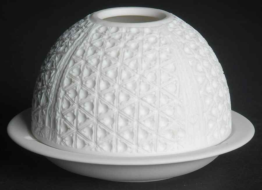Bernardaud Lithophane Candle Votive Lattice - Boxed by Bernardaud-1