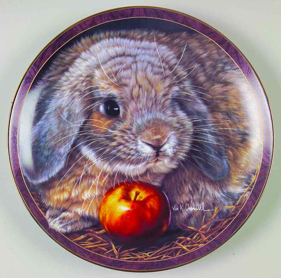 Bunny Tales Apple Dumplin - No Box by Bradford Exchange-1