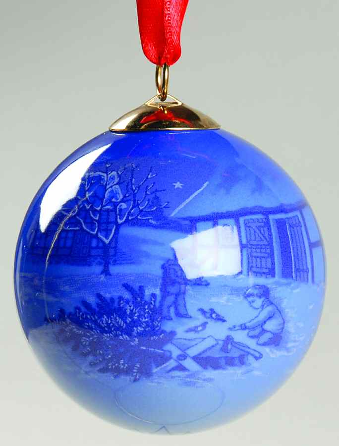 Christmas Ball Ornament Christmas In The Countryside - No Box by Bing & Grondahl-1