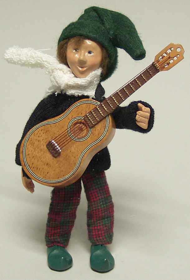 Kindles Strum-Green Hat - Boxed by Byers' Choice Ltd-1