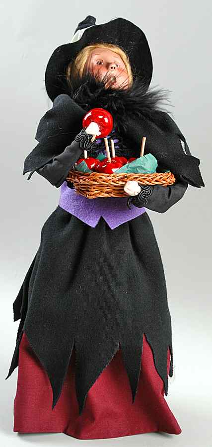 Halloween Witches Witch With Candy Apples - No Box by Byers' Choice Ltd-1