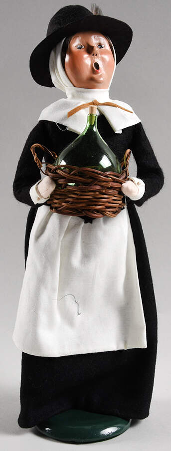 Thanksgiving & Harvest Carolers Pilgrim Woman With Jug - No Box by Byers' Choice Ltd-1