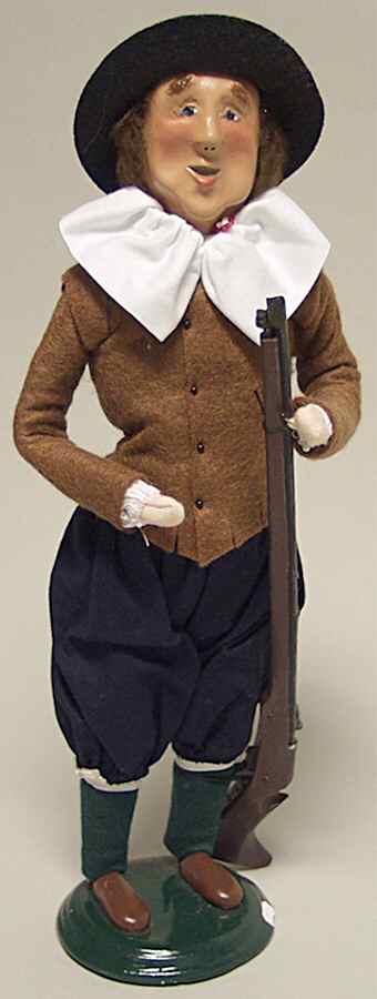 Thanksgiving & Harvest Carolers Plimoth Plantation Man - No Box by Byers' Choice Ltd-1