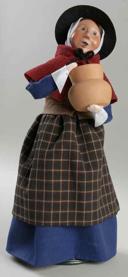 Thanksgiving & Harvest Carolers Pilgrim Woman With Clay Pot - No Box by Byers' Choice Ltd-1
