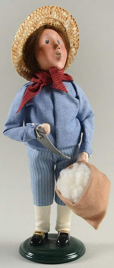 Thanksgiving & Harvest Carolers Boy Shearing Sheep - No Box by Byers' Choice Ltd-1