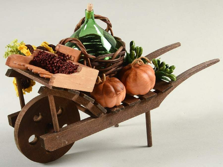 Thanksgiving & Harvest Carolers Harvest Cart - No Box by Byers' Choice Ltd-1
