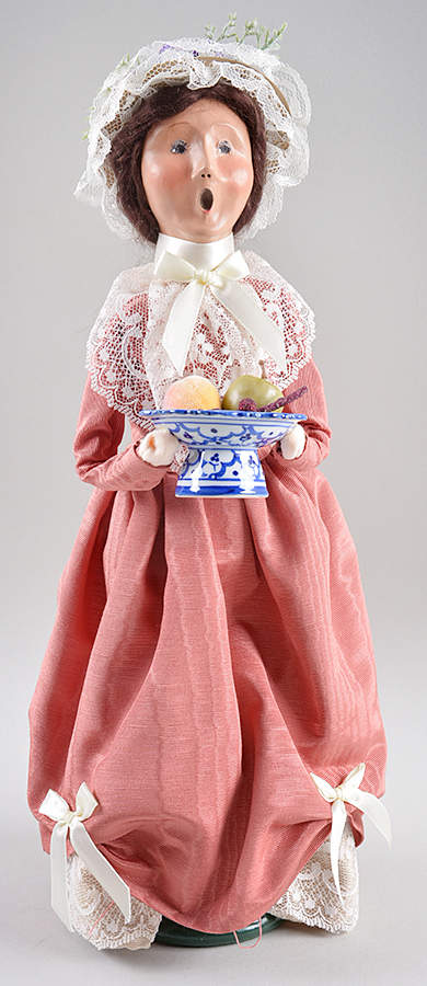 Spring & Summer Carolers Woman With Bowl Of Fruit - No Box by Byers' Choice Ltd-1