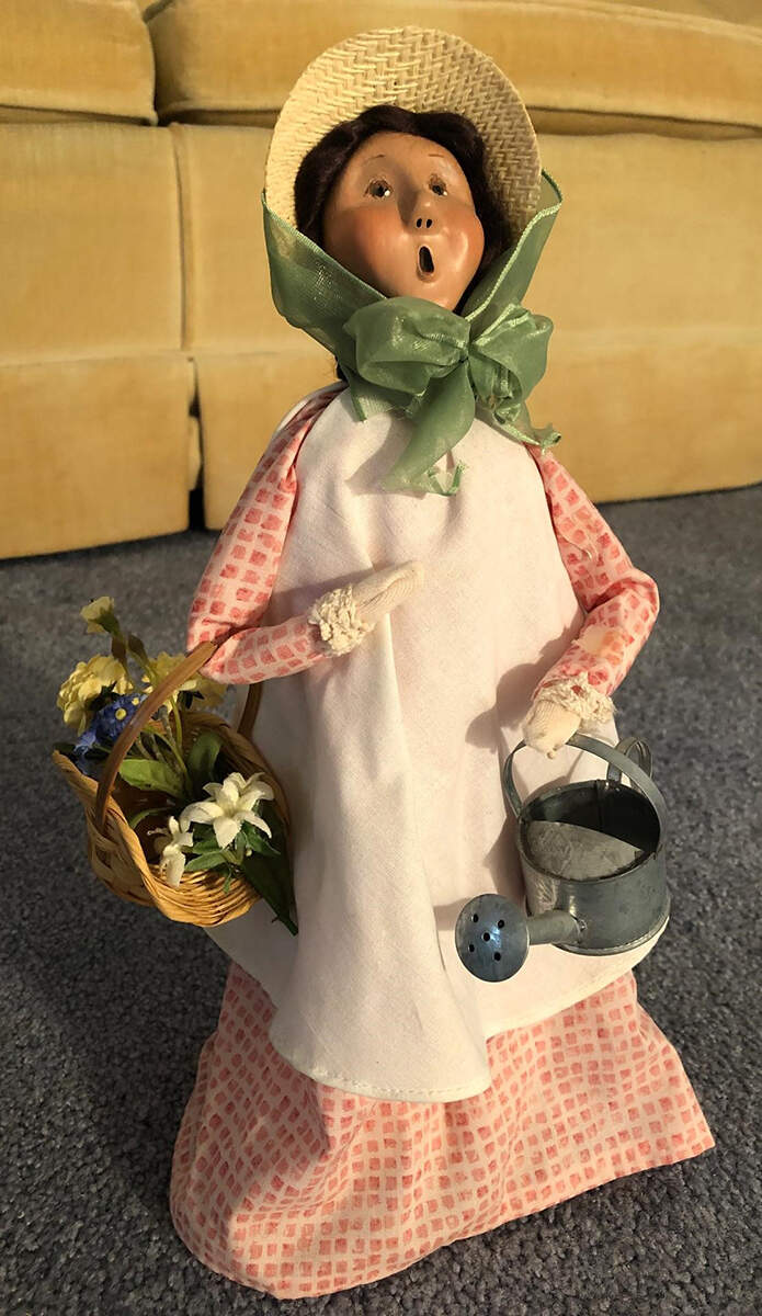 Spring & Summer Carolers Gardener Woman - No Box by Byers' Choice Ltd-1