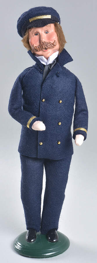 Seafaring Carolers Sea Captain - No Box by Byers' Choice Ltd-1