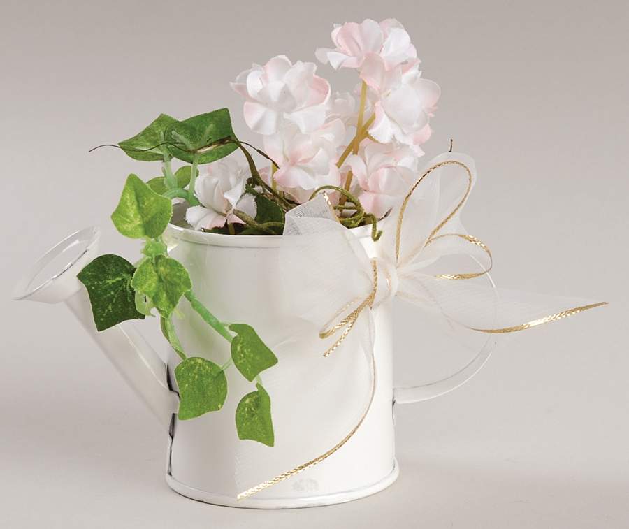 Spring & Summer Carolers Watering Can With Flowers - No Box by Byers' Choice Ltd-1