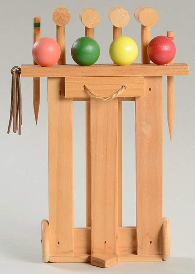 Spring & Summer Carolers Croquet Set - No Box by Byers' Choice Ltd-1