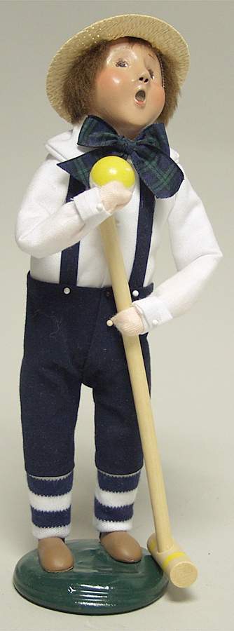 Spring & Summer Carolers Croquet Boy - No Box by Byers' Choice Ltd-1
