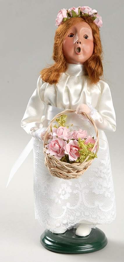 Wedding Carolers Flower Girl - Red Hair - No Box by Byers' Choice Ltd-1