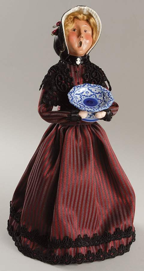 Seafaring Carolers Ocean Trader - Woman Red - No Box by Byers' Choice Ltd-1