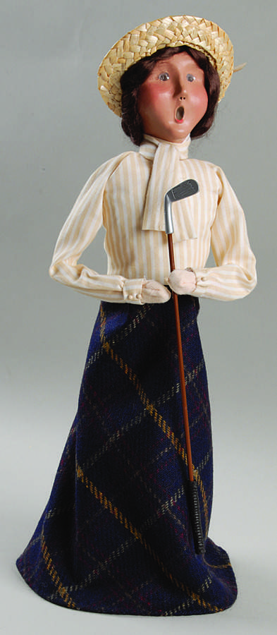 Spring & Summer Carolers Golfer-Woman - No Box by Byers' Choice Ltd-1