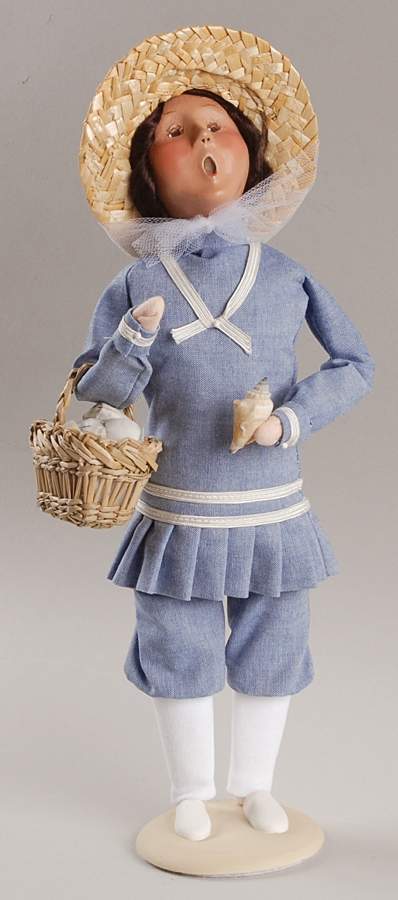 Beachcombers Woman Holding Shells - No Box by Byers' Choice Ltd-1