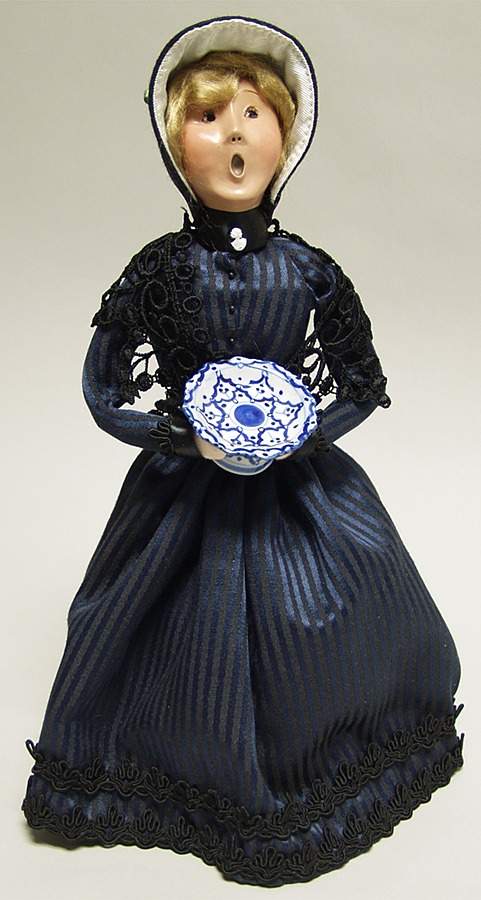 Seafaring Carolers Ocean Trader - Woman Blue - No Box by Byers' Choice Ltd-1