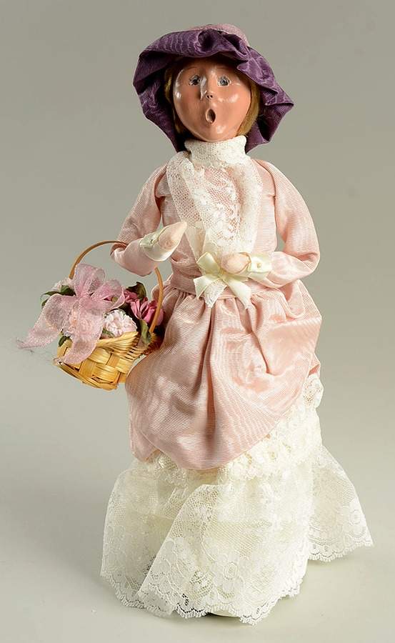 Spring & Summer Carolers Victorian Woman With Flowers - No Box by Byers' Choice Ltd-1