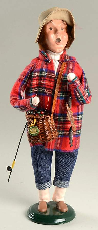 Spring & Summer Carolers Fisherman With Fish - No Box by Byers' Choice Ltd-1