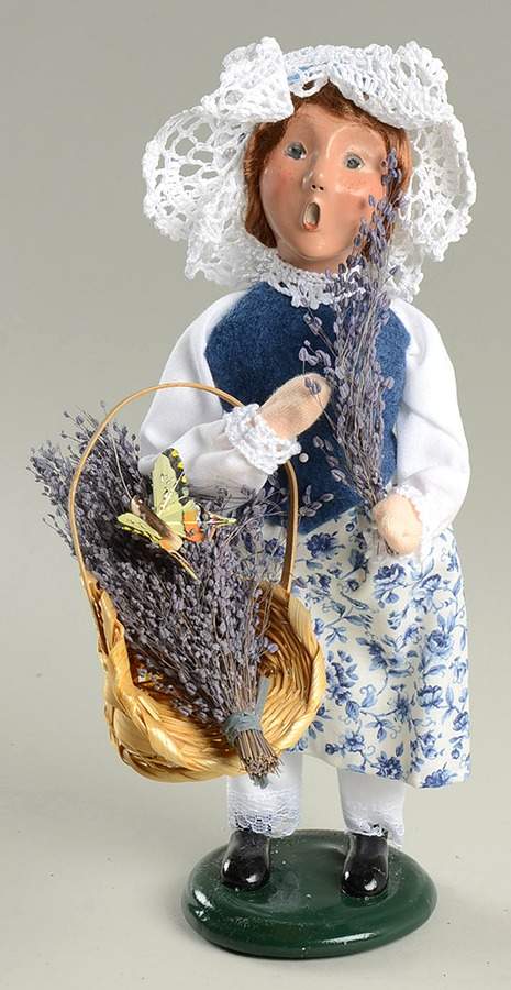 Spring & Summer Carolers Lavender Girl - No Box by Byers' Choice Ltd-1