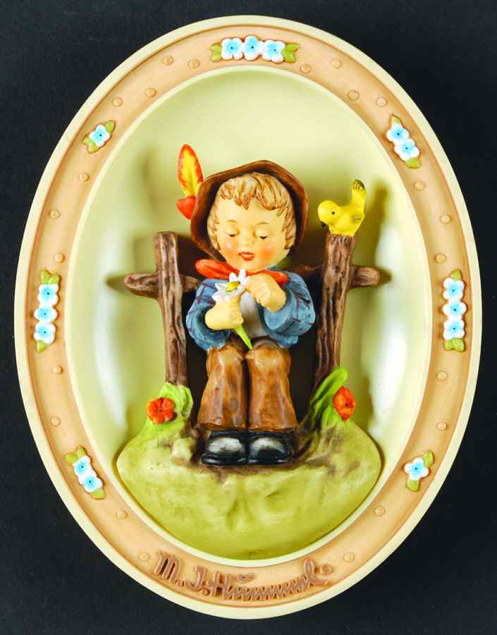 Blossoms of Childhood She Loves Me She Loves Me Not - No Box by Bradford Exchange-1