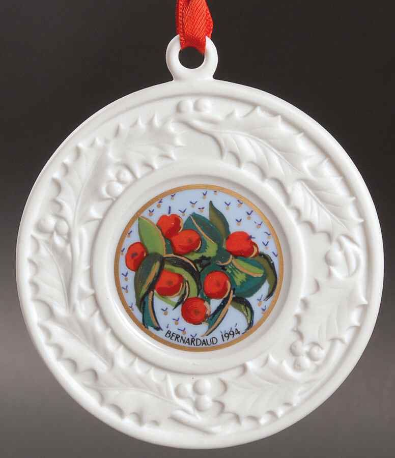 Bernadaud Christmas Ornament 1994-Holly & Wisemen - Boxed by Bernardaud-1