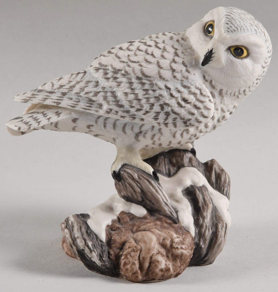 American Owl Collection Snowy Owl - No Box by Boehm-1