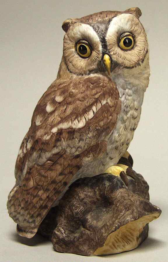 American Owl Collection Screech Owl - Boxed by Boehm-1