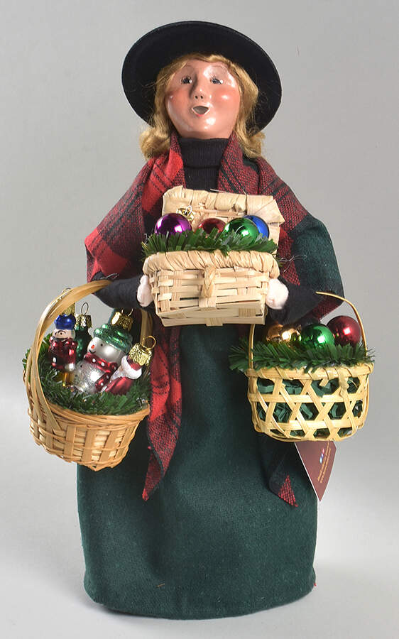 Cries of London Woman Selling Ornaments - No Box by Byers' Choice Ltd-1