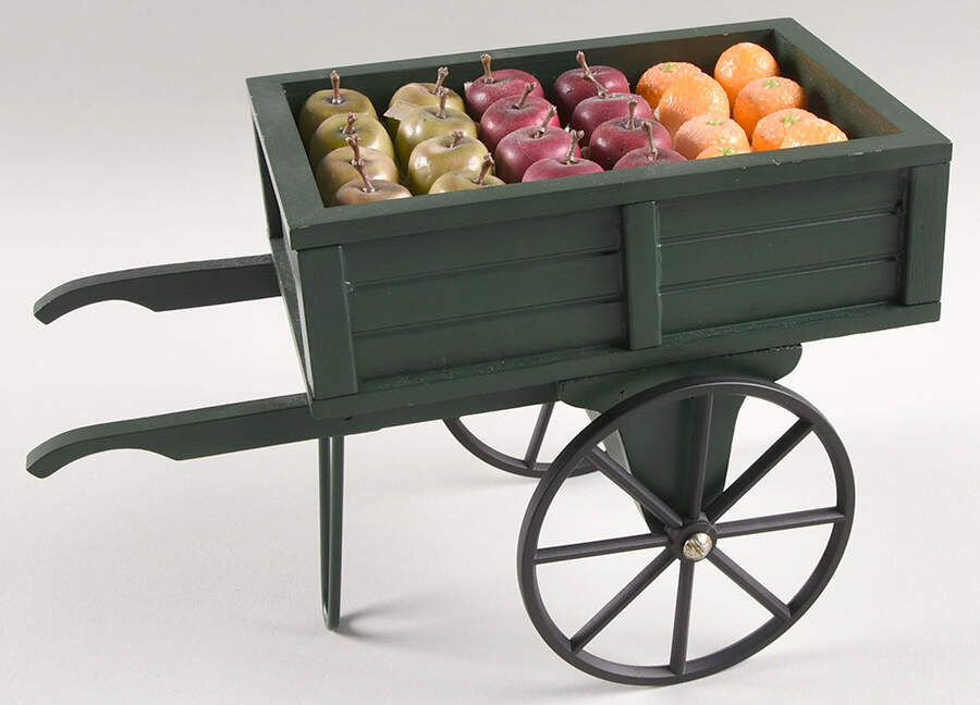Cries of London Fruit Vendor Cart Only - No Box by Byers' Choice Ltd-1